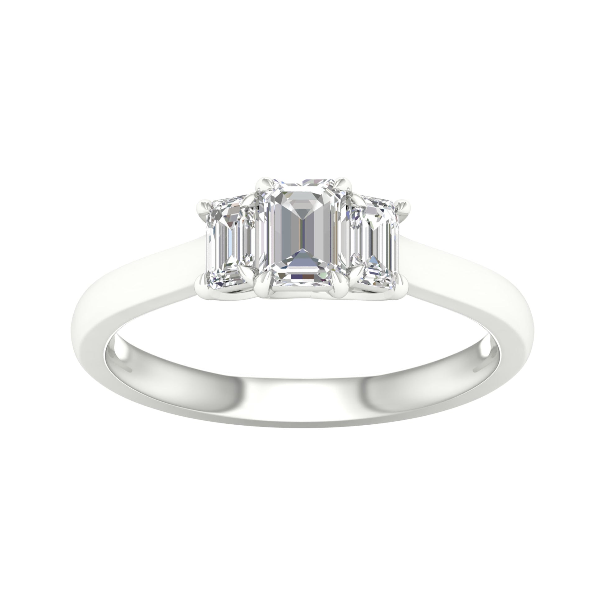 14K 1.00CT Certified Lab Grown Diamond Ring ( Igi Certified )