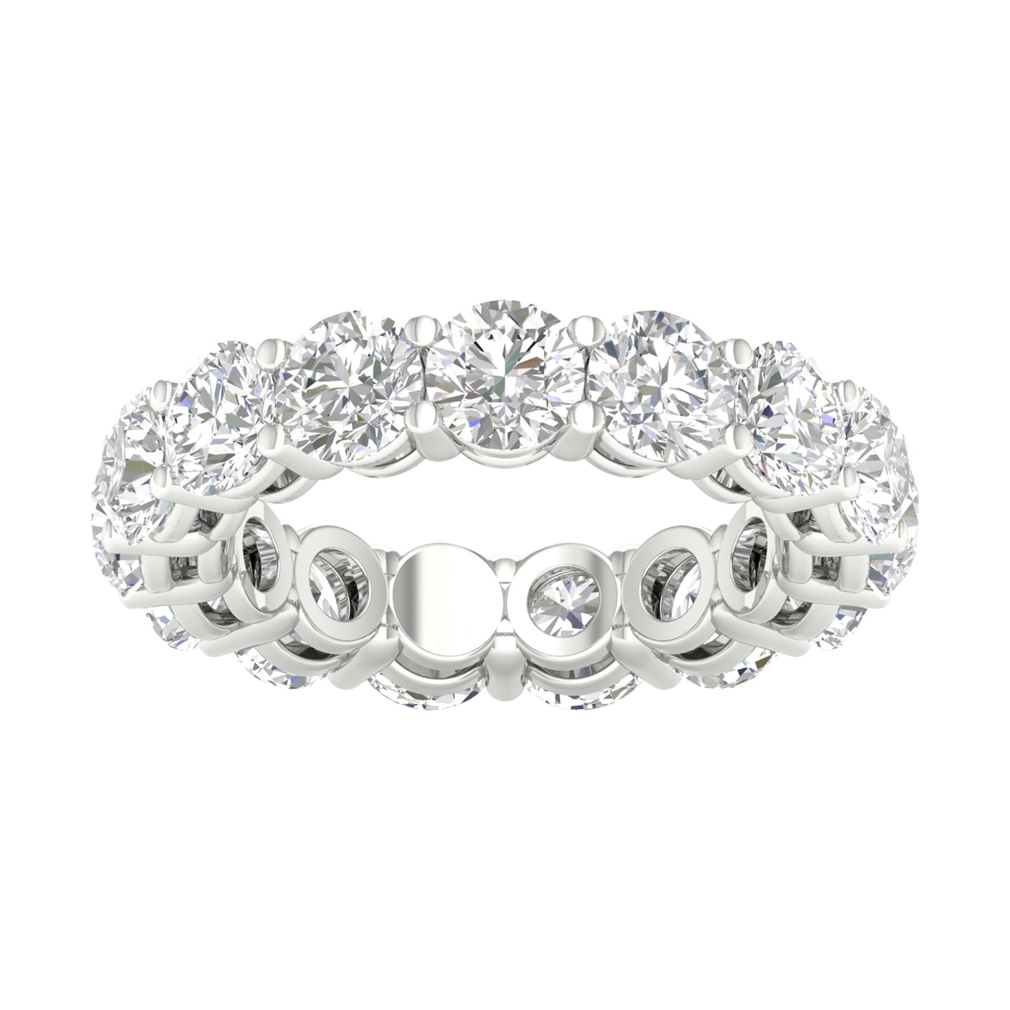 14K 4.95CT Certified Lab Grown Diamond Band ( Igi Certified )