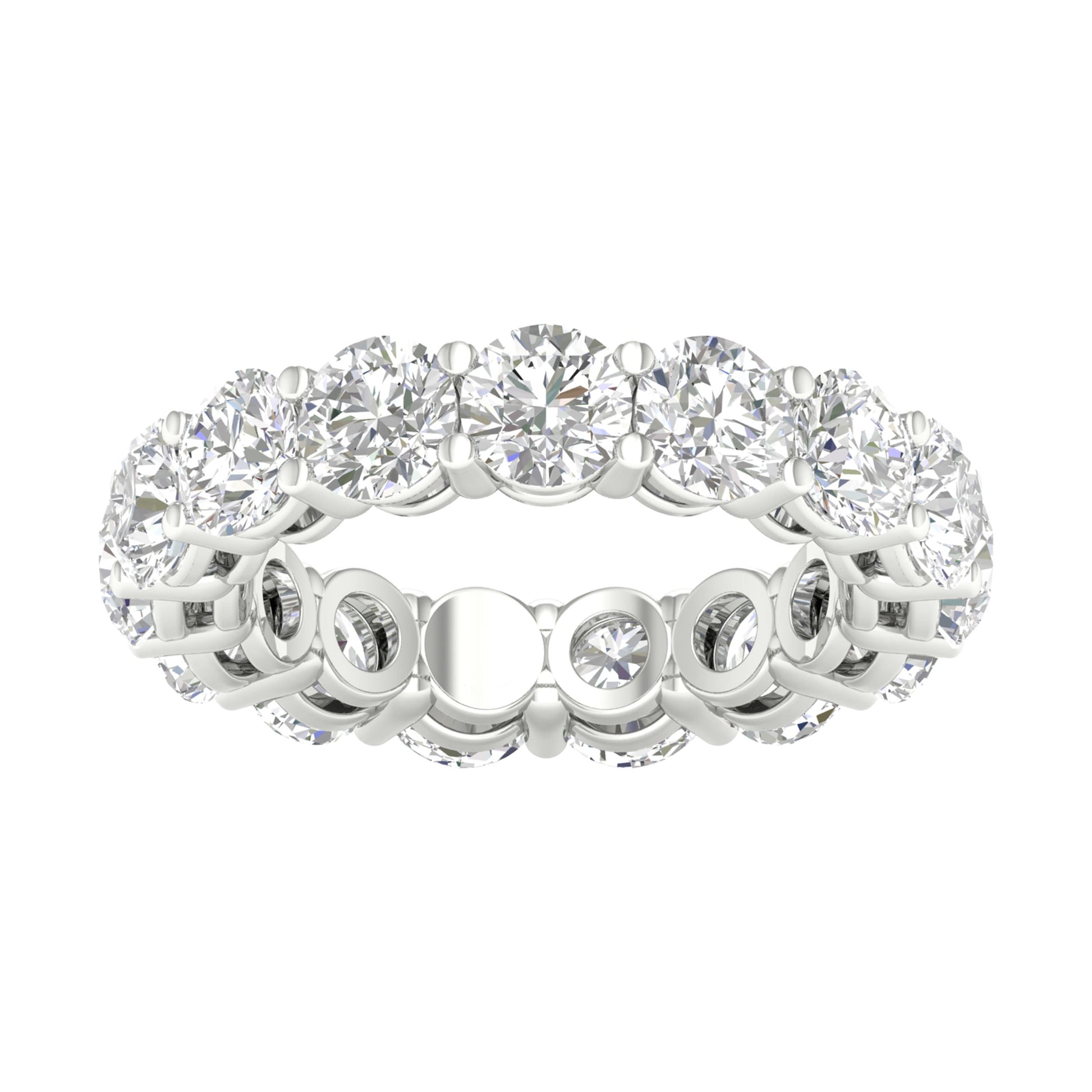 14K 4.95CT Certified Lab Grown Diamond Band ( Igi Certified )