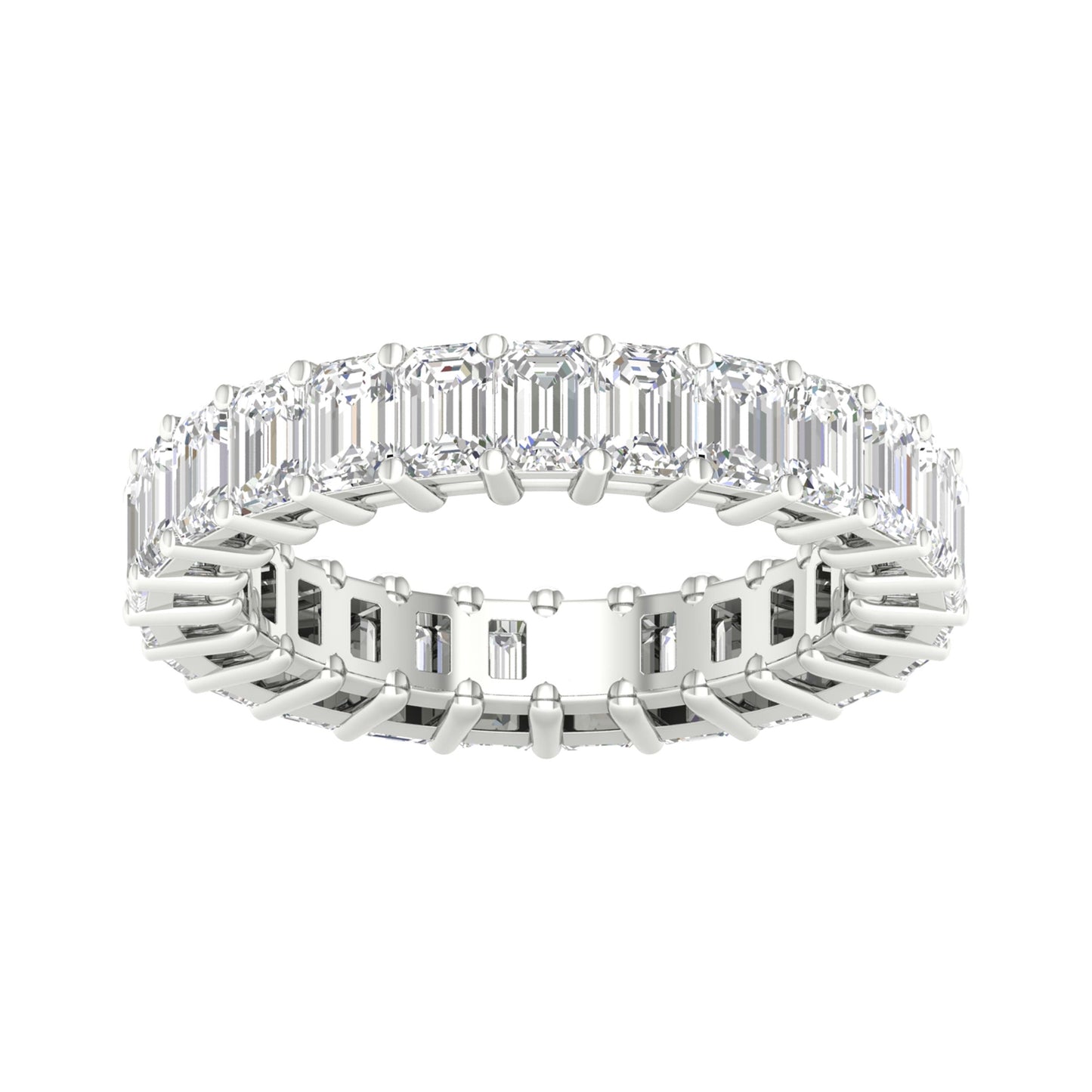 14K 5.00CT Certified Lab Grown Diamond Band ( Igi Certified )