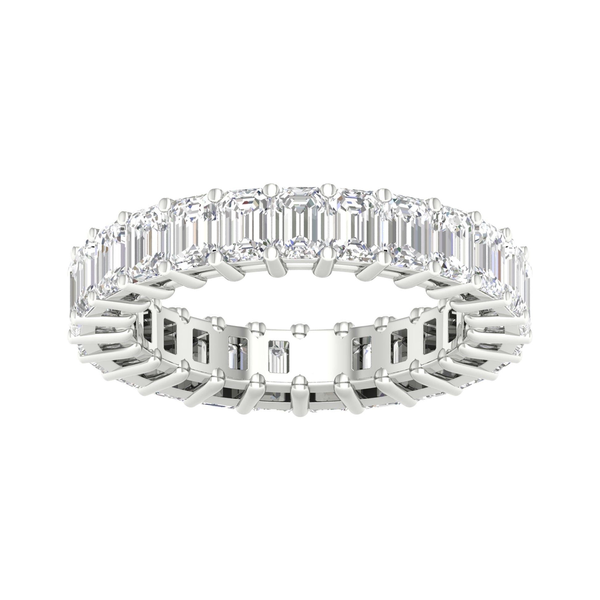 14K 5.00CT Certified Lab Grown Diamond Band ( Igi Certified )