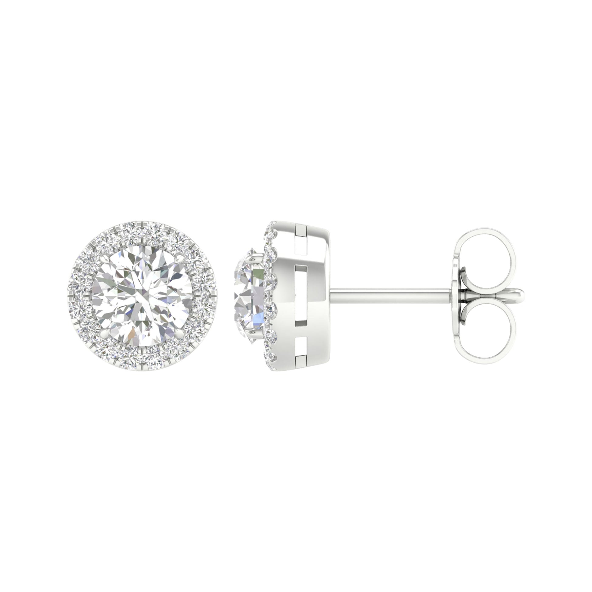 14K 1.16CT Certified Lab Grown Diamond Earrings ( Igi Certified )