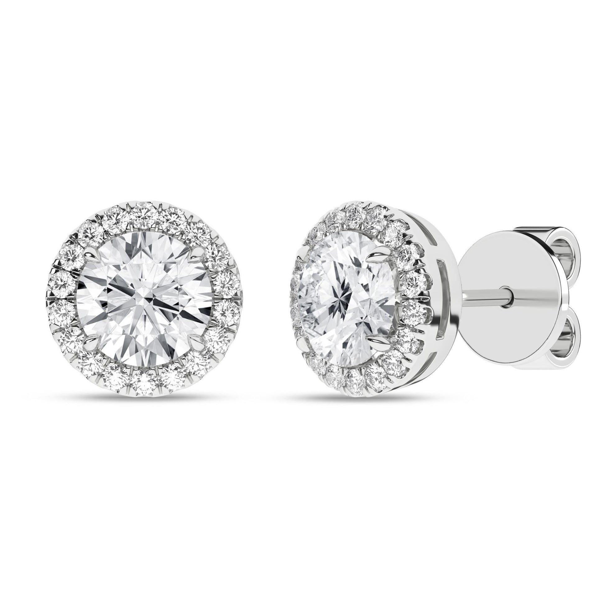 14K 2.25CT Certified Lab Grown Diamond Earrings
