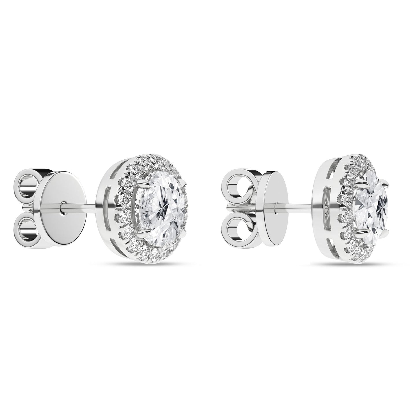14K 2.25CT Certified Lab Grown Diamond Earrings