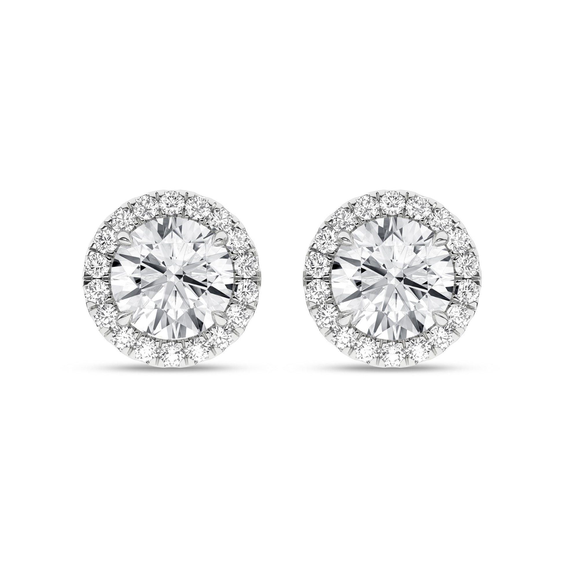 14K 2.25CT Certified Lab Grown Diamond Earrings