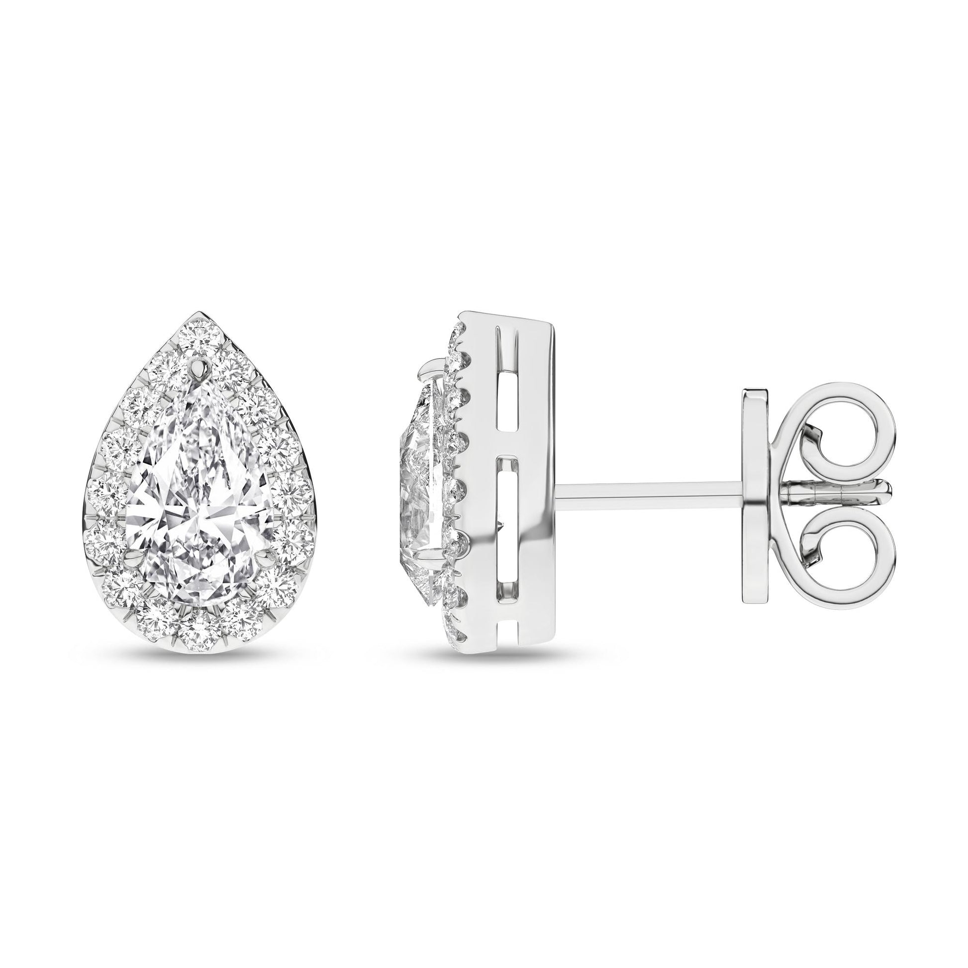 14K 2.25CT Certified Lab Grown Diamond Earrings