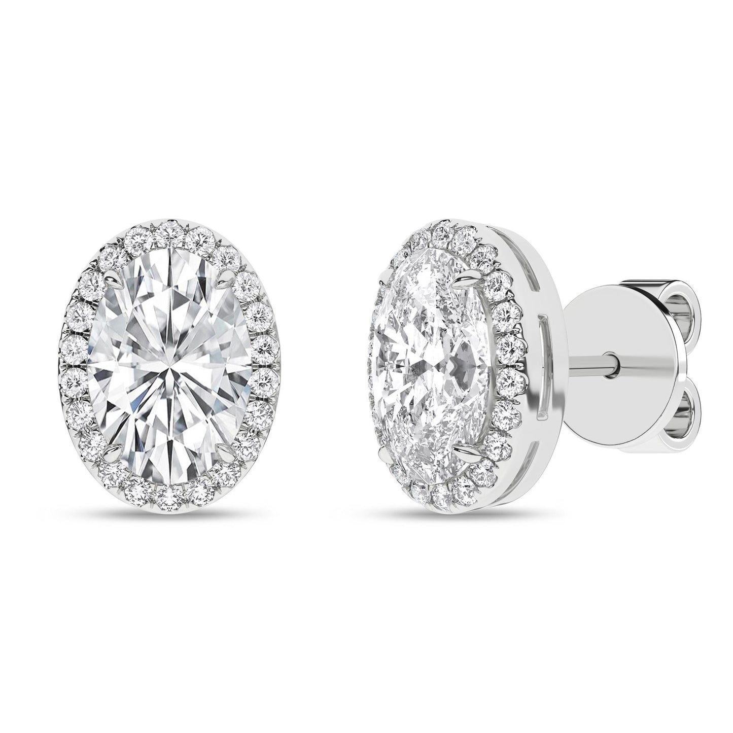 14K 2.25CT Certified Lab Grown Diamond Earrings