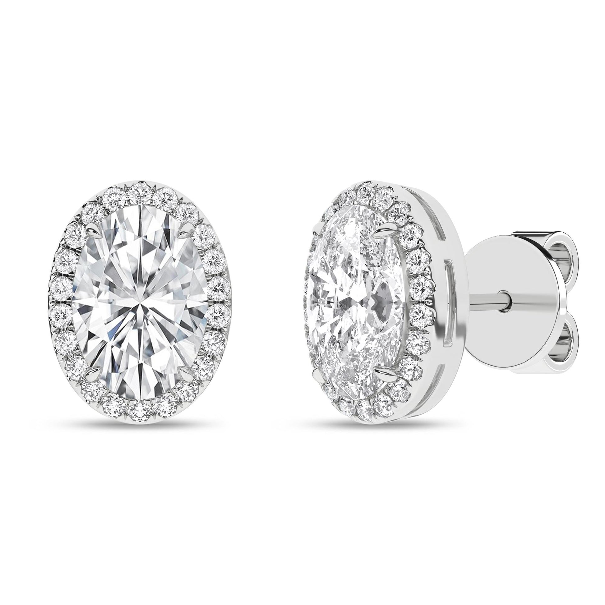 14K 2.25CT Certified Lab Grown Diamond Earrings