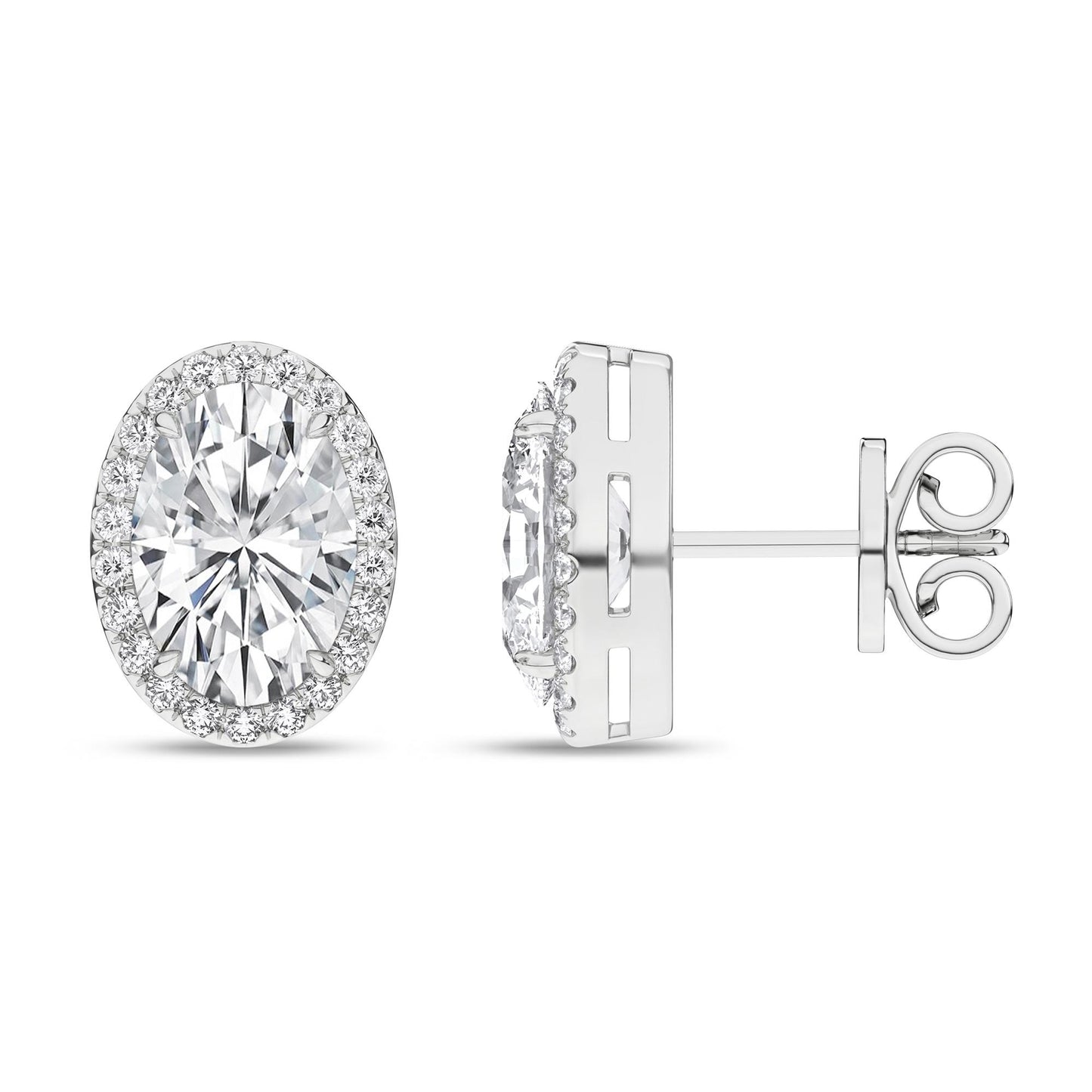 14K 2.25CT Certified Lab Grown Diamond Earrings