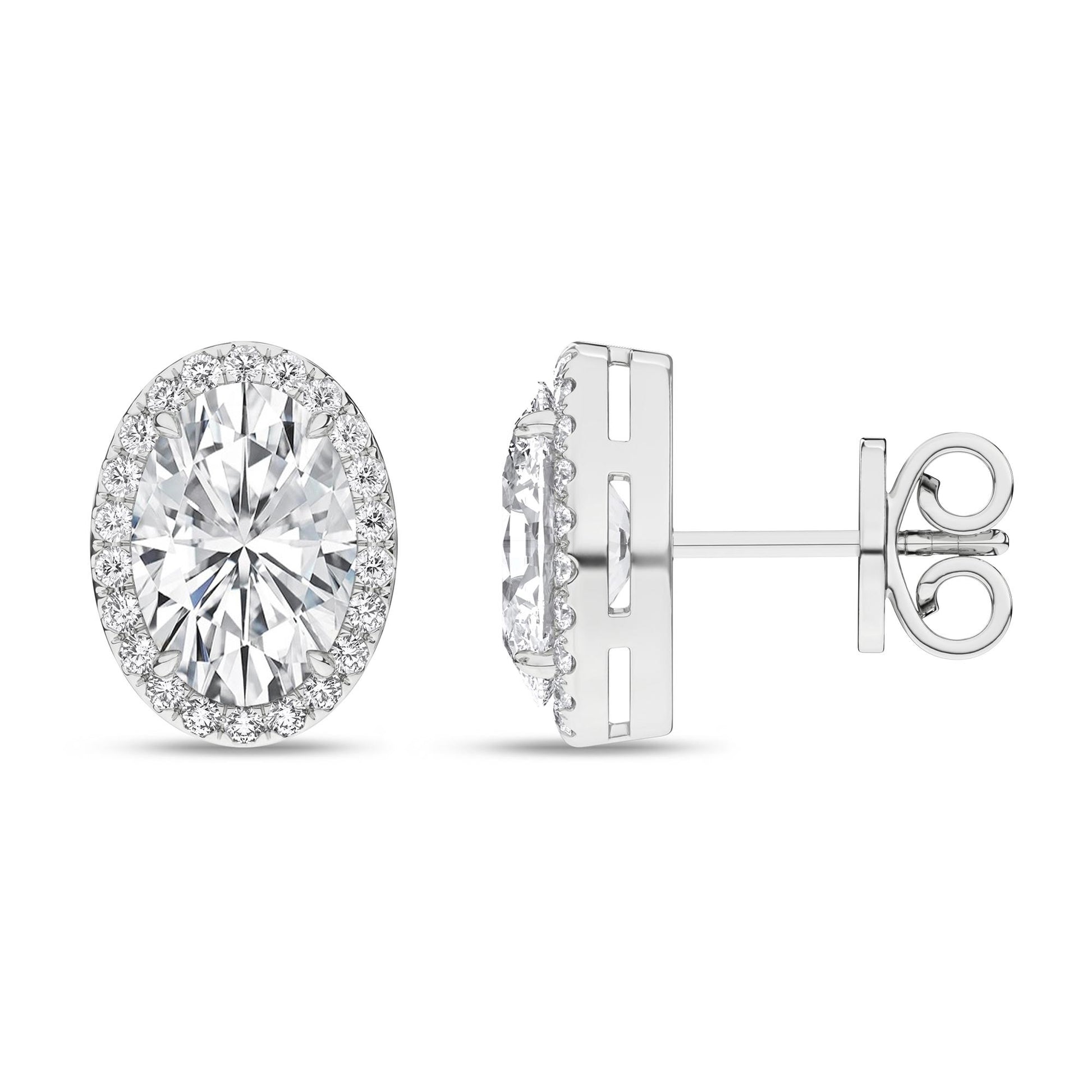 14K 2.25CT Certified Lab Grown Diamond Earrings