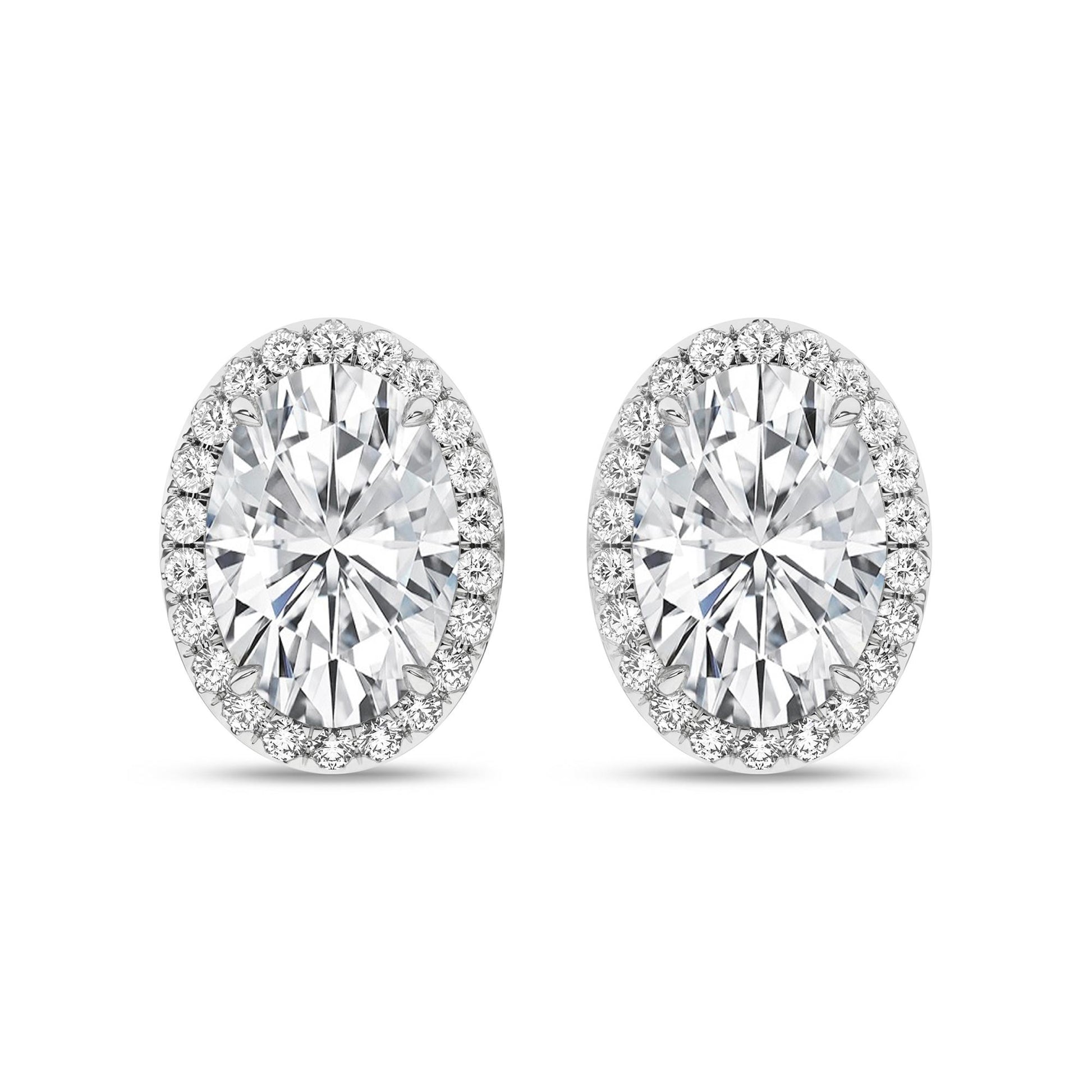 14K 2.25CT Certified Lab Grown Diamond Earrings