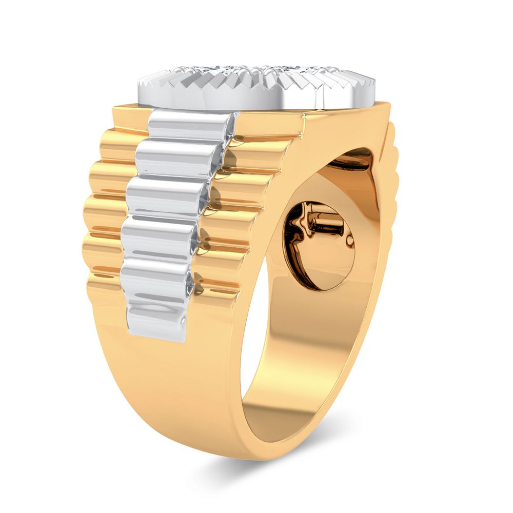 14K 1.50CT Diamond Mens Ring