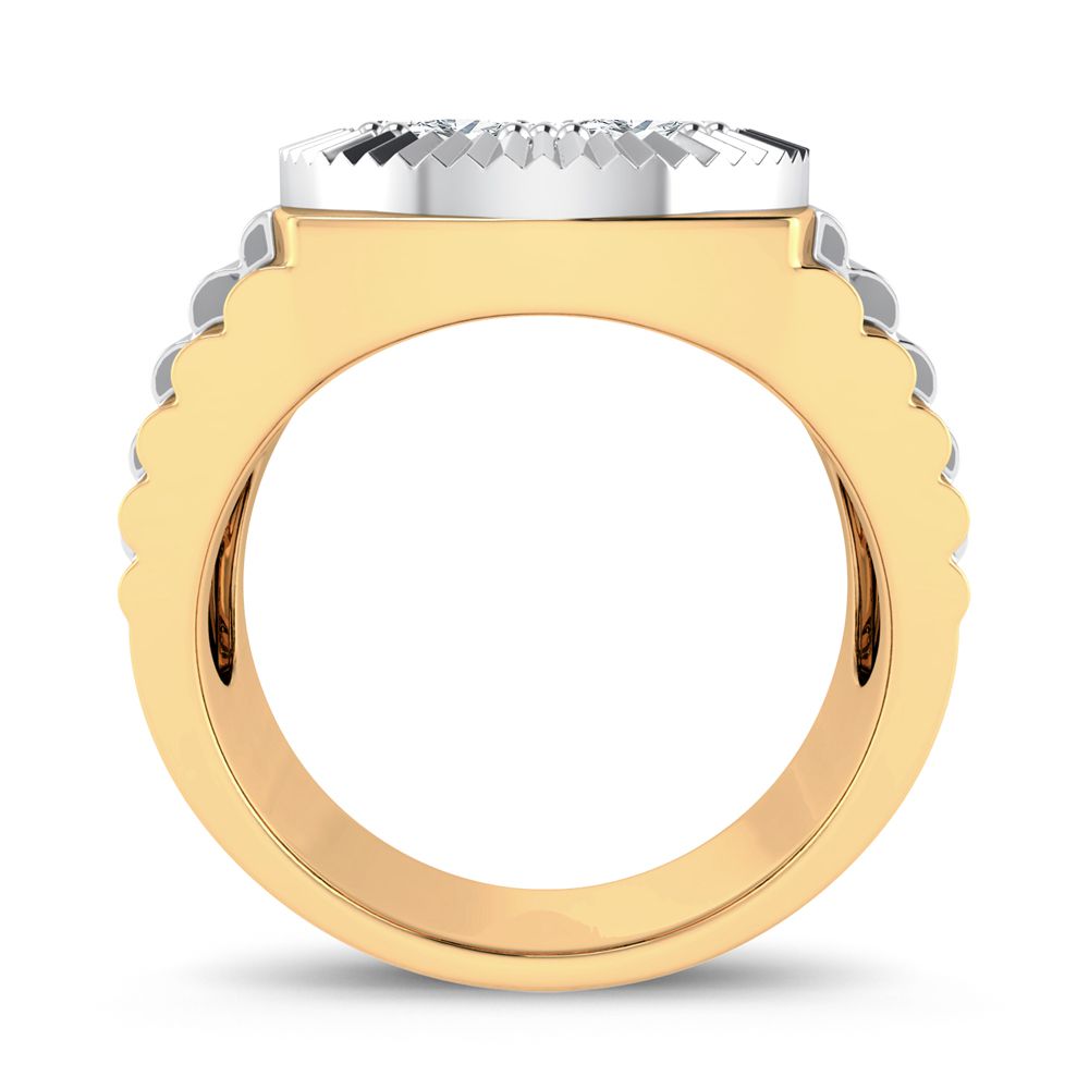 14K 1.50CT Diamond Mens Ring