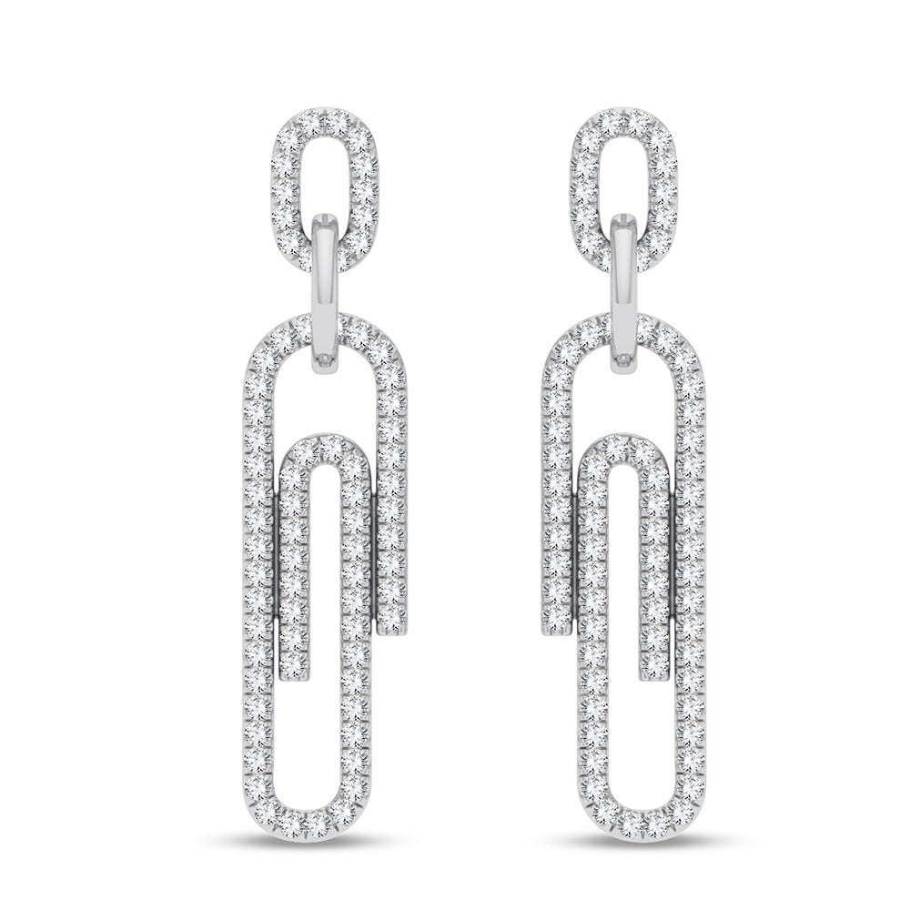 14K 0.33CT Diamond Earring