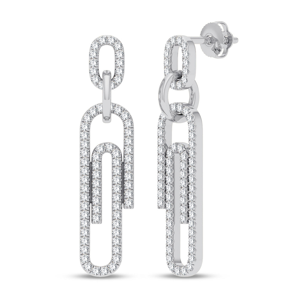 14K 0.33CT Diamond Earring
