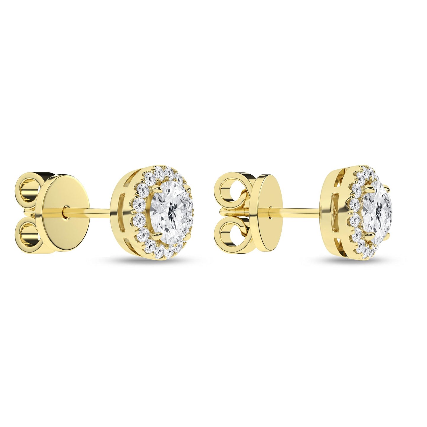 14K 2.25CT Certified Lab Grown Diamond Earrings