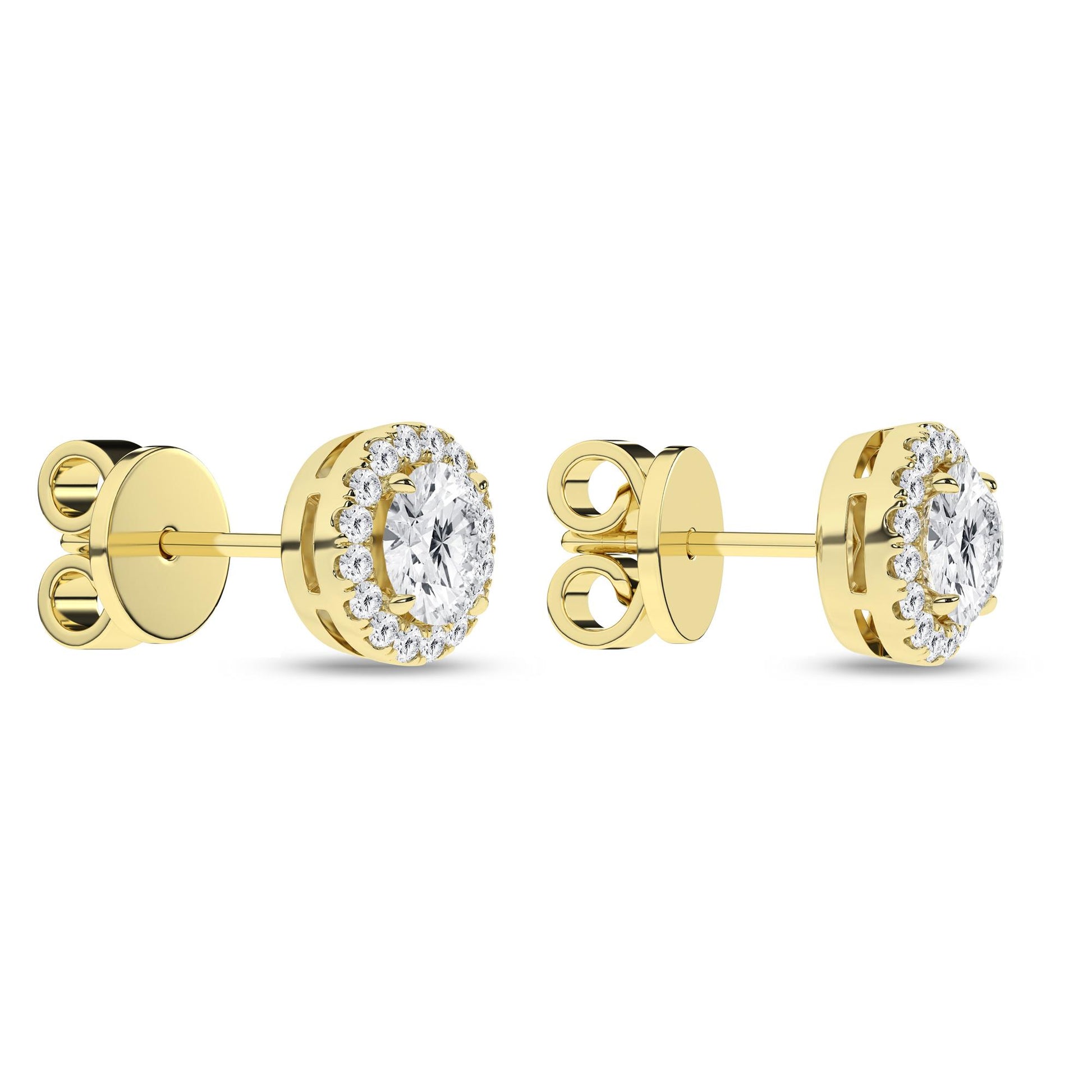 14K 2.25CT Certified Lab Grown Diamond Earrings