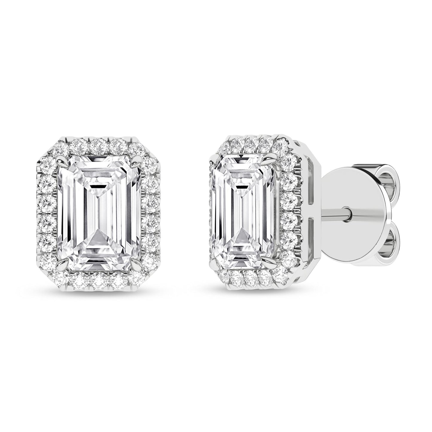 14K 2.25CT Certified Lab Grown Diamond Earrings