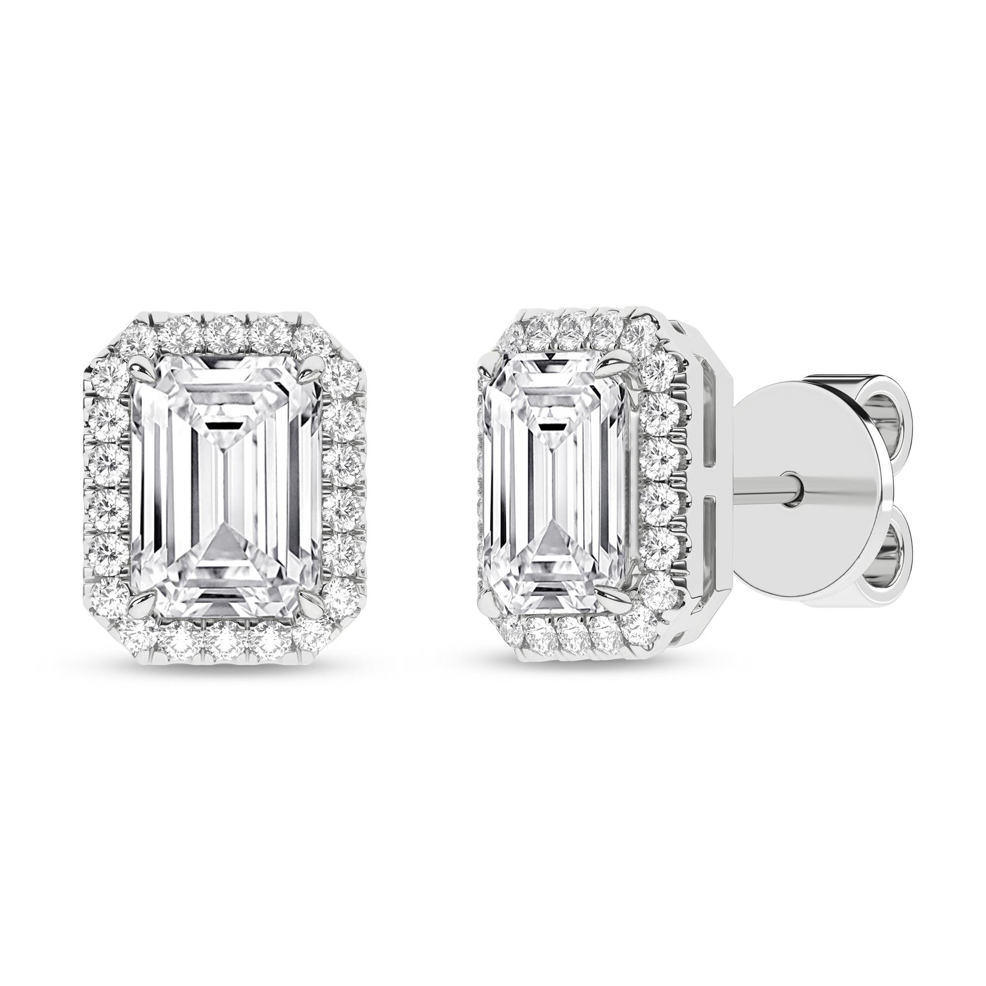 14K 2.25CT Certified Lab Grown Diamond Earrings