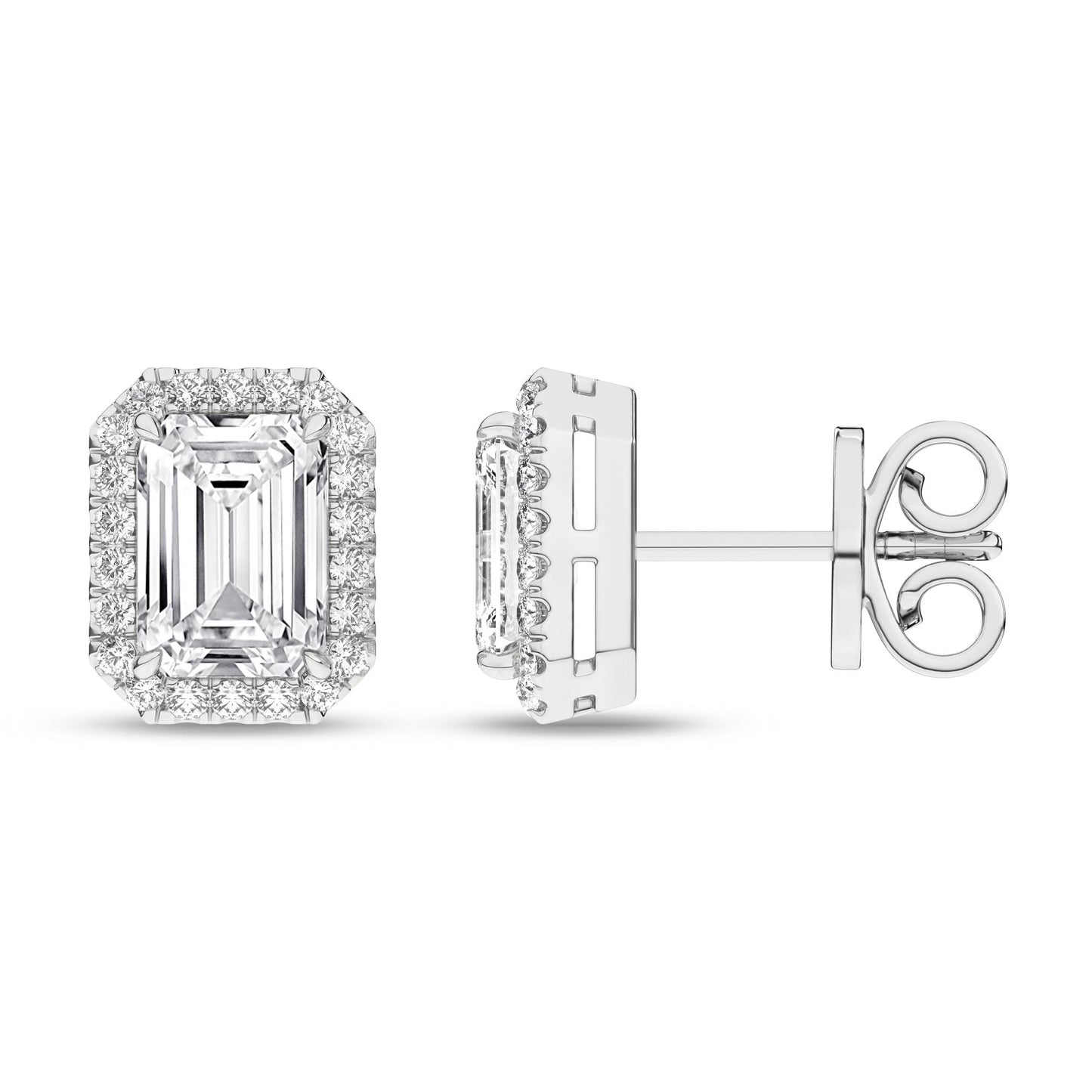 14K 2.25CT Certified Lab Grown Diamond Earrings