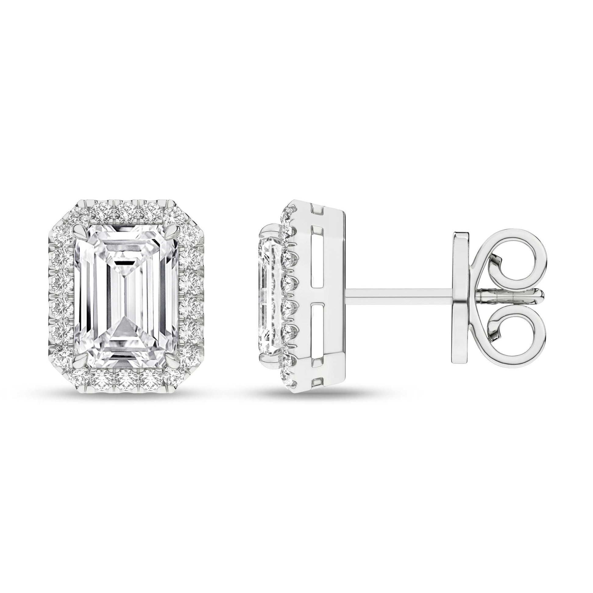14K 2.25CT Certified Lab Grown Diamond Earrings