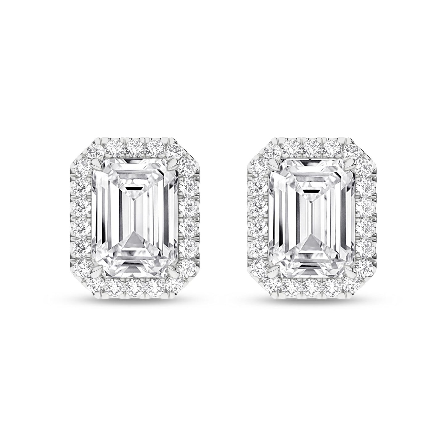 14K 2.25CT Certified Lab Grown Diamond Earrings