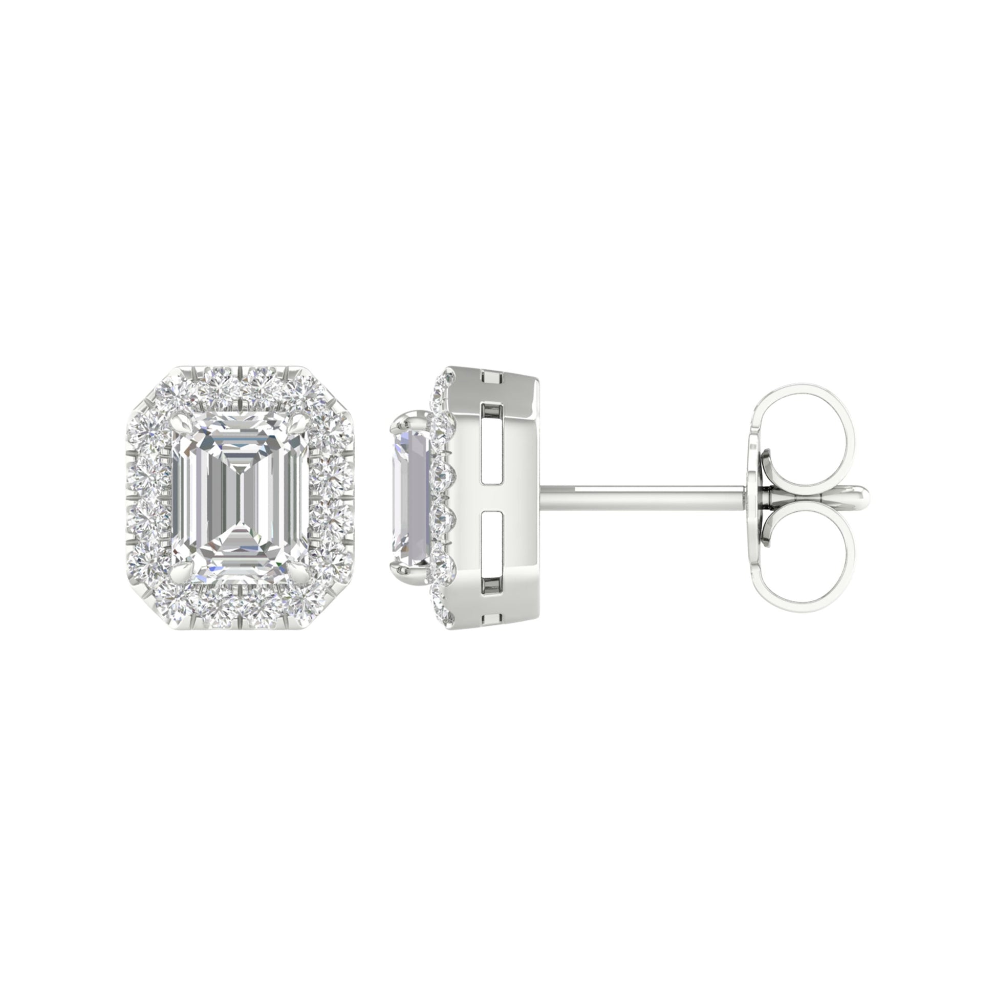 14K 1.15CT Certified Lab Grown Diamond Earrings ( Igi Certified )