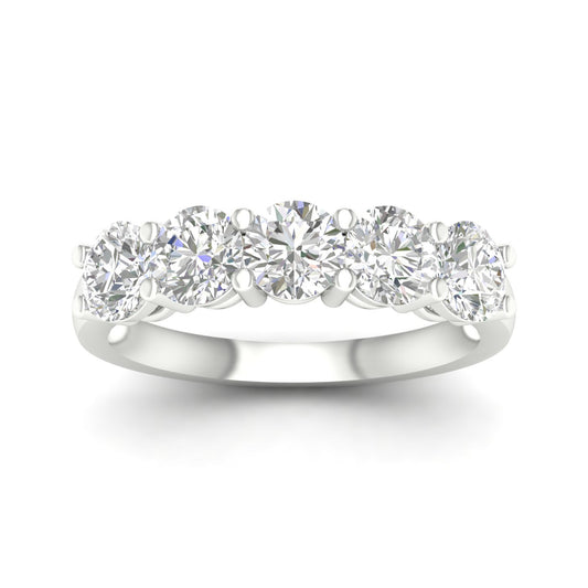 14K 2.00CT Certified Lab Grown Diamond Bands ( Igi Certified )