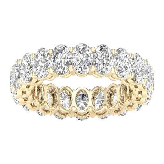 14K 5.00CT Certified Lab Grown Diamond Bands ( Igi Certified )
