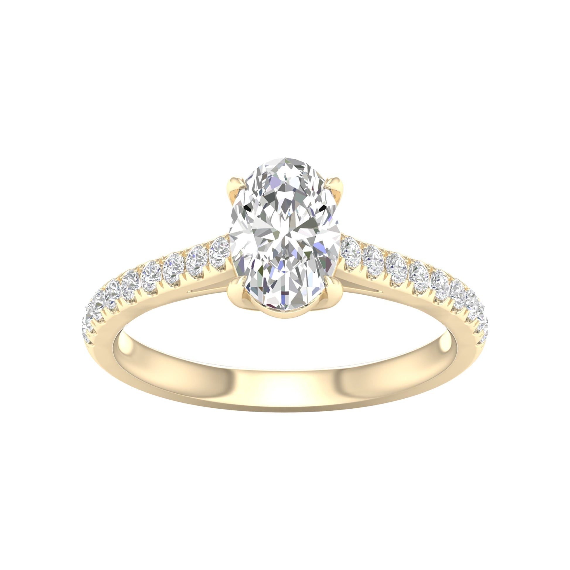 14K 1.75CT Certified Lab Grown Diamond Ring ( Igi Certified )