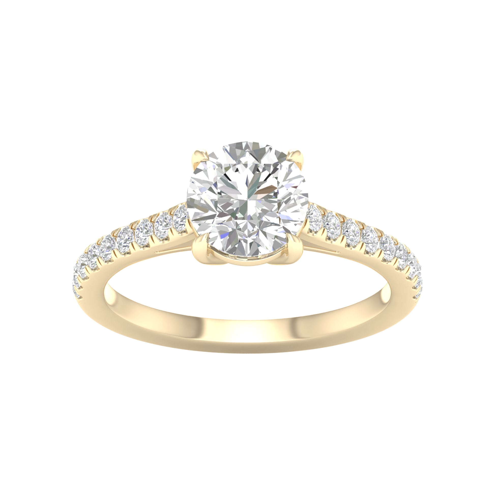 14K 1.75CT Certified Lab Grown Diamond Ring ( Igi Certified )