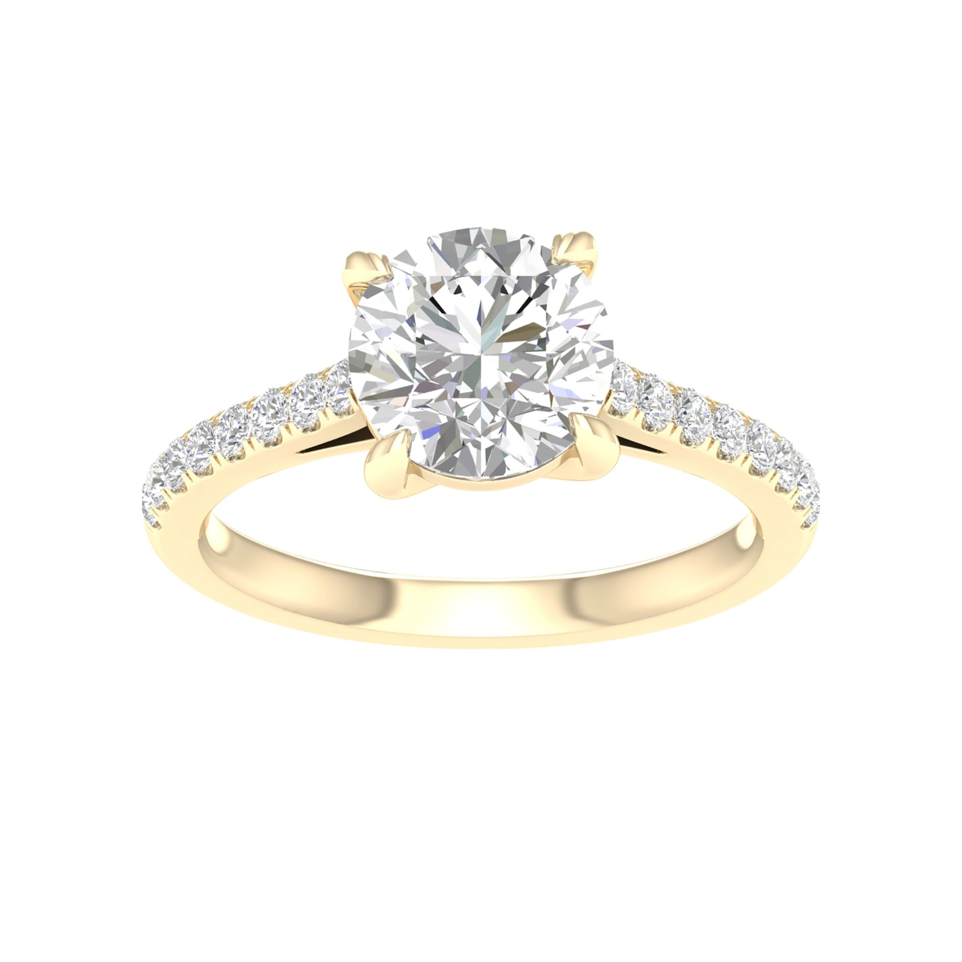 14K 2.25CT Certified Lab Grown Diamond Ring ( Igi Certified )
