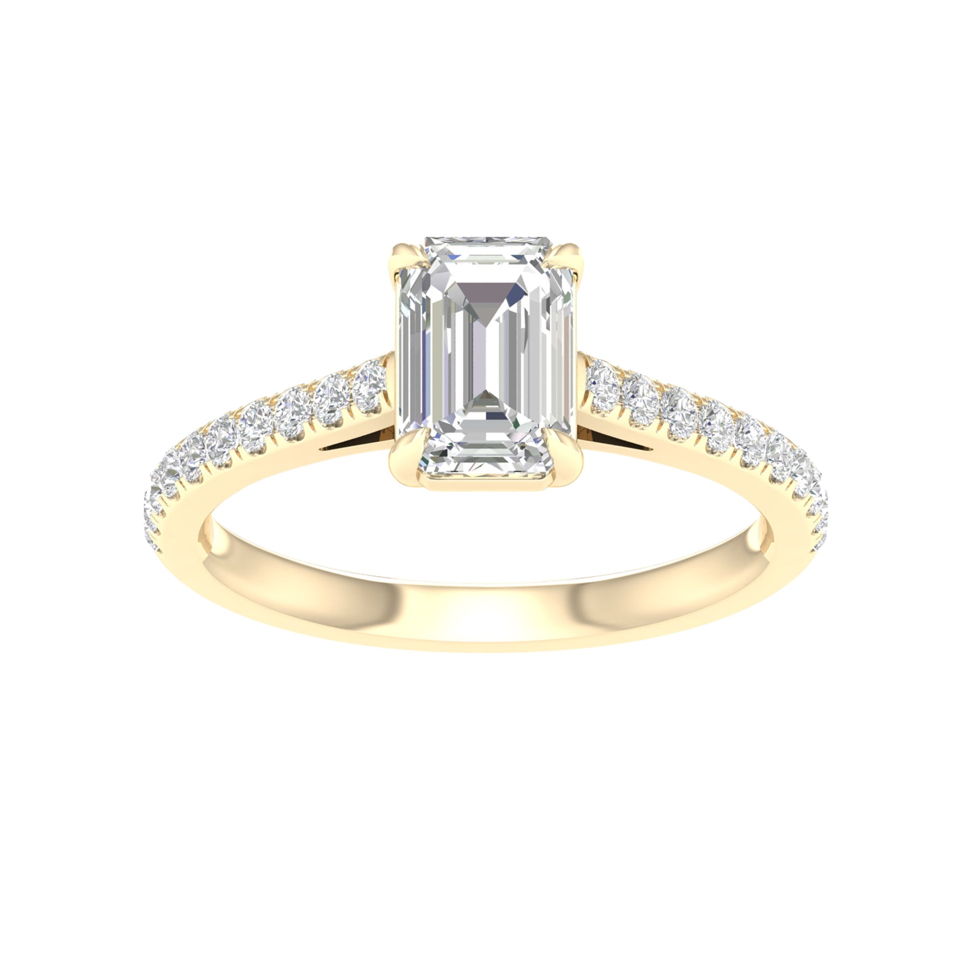 14K 1.25CT Certified Lab Grown Diamond Ring ( Igi Certified )