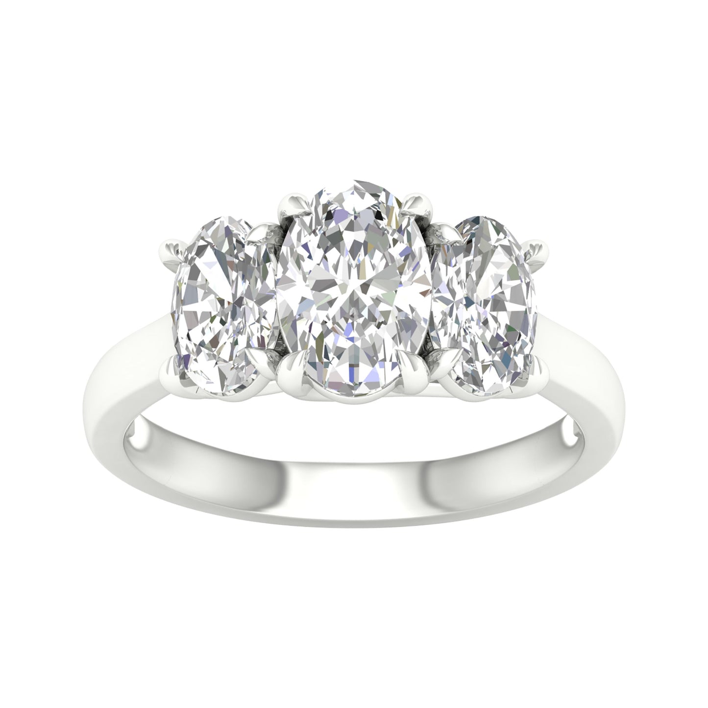14K 3.00CT Certified Lab Grown Diamond Ring ( Igi Certified )