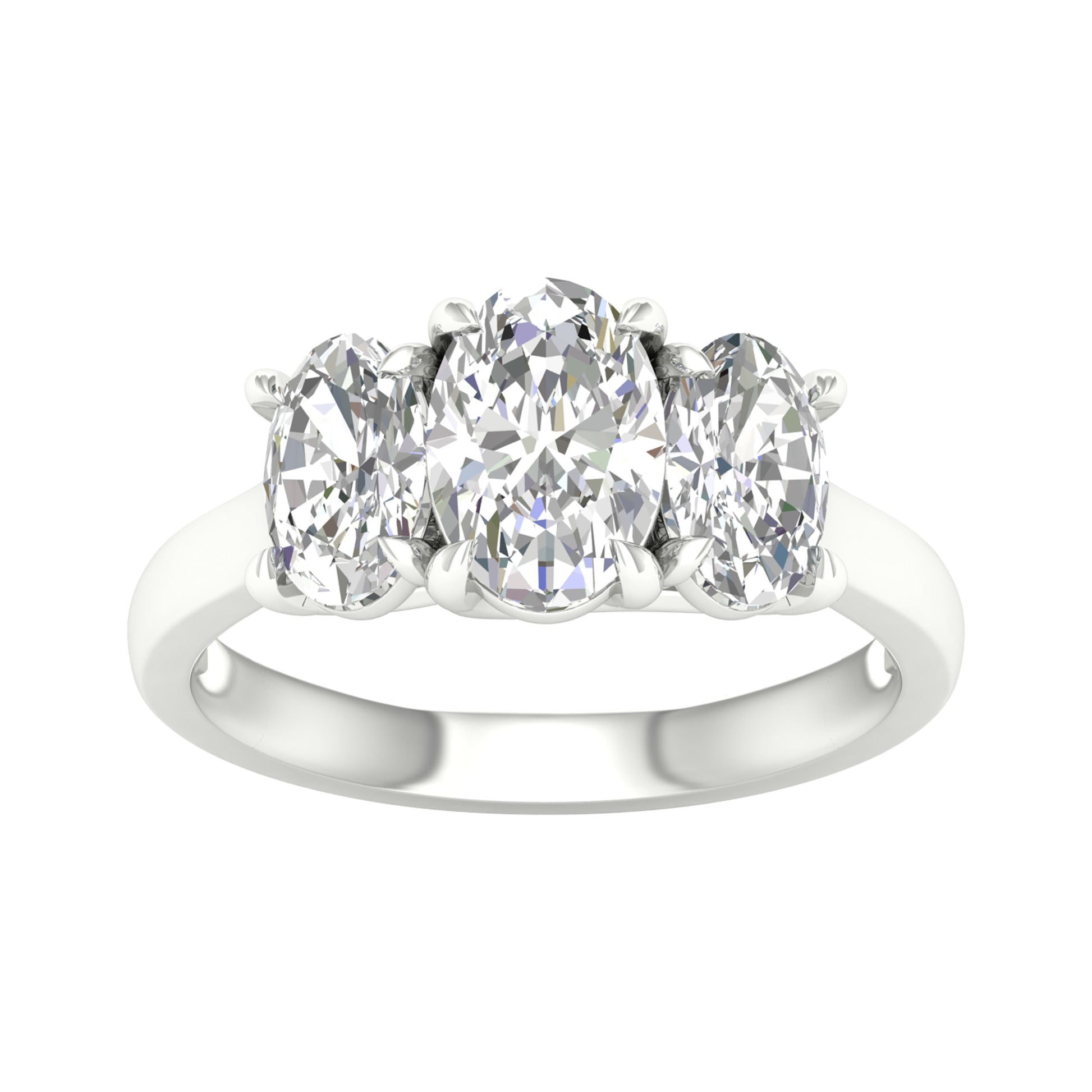 14K 3.00CT Certified Lab Grown Diamond Ring ( Igi Certified )