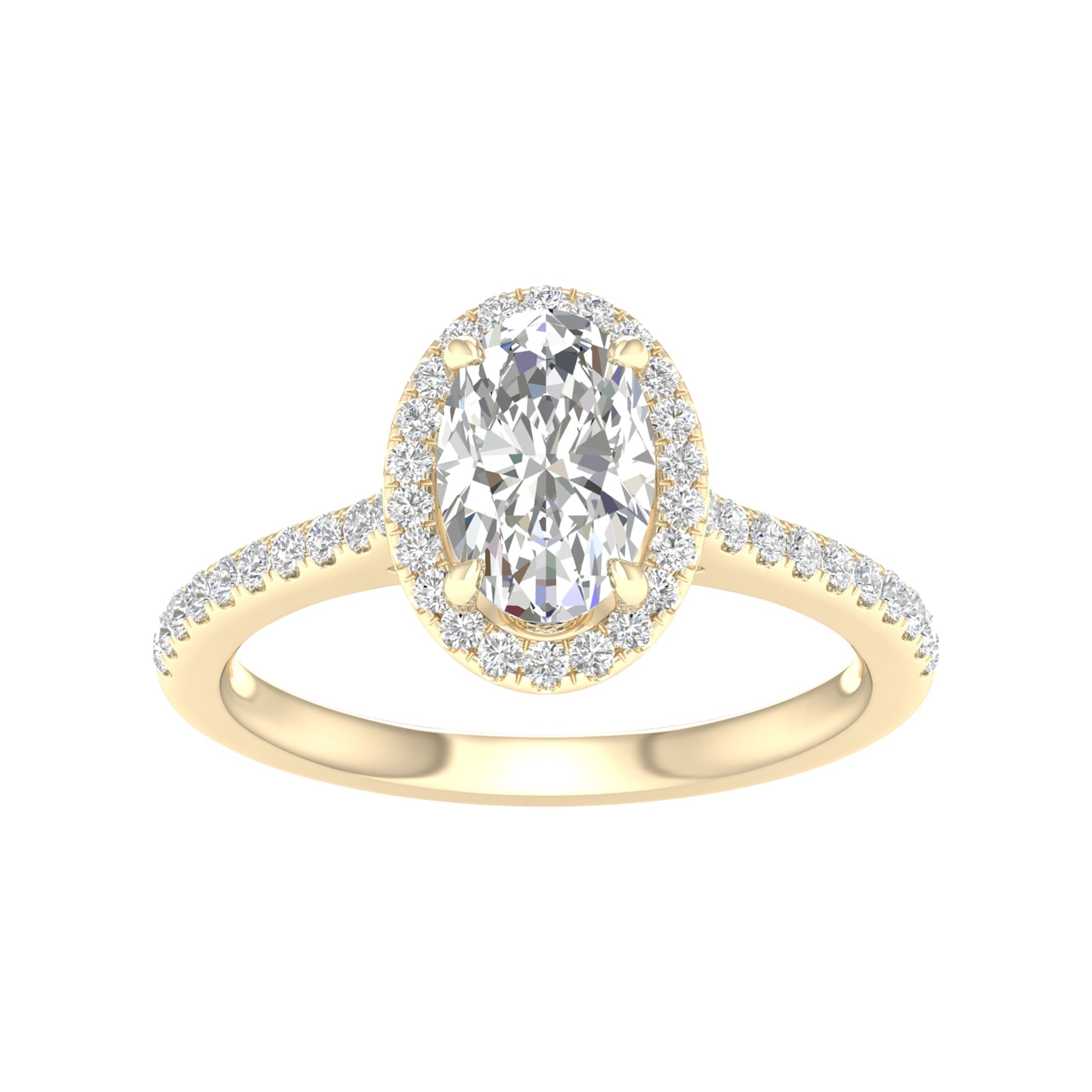 14K 1.75CT Certified Lab Grown Diamond Ring ( Igi Certified )
