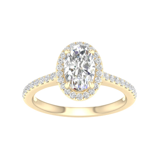 14K 1.75CT Certified Lab Grown Diamond Ring ( Igi Certified )