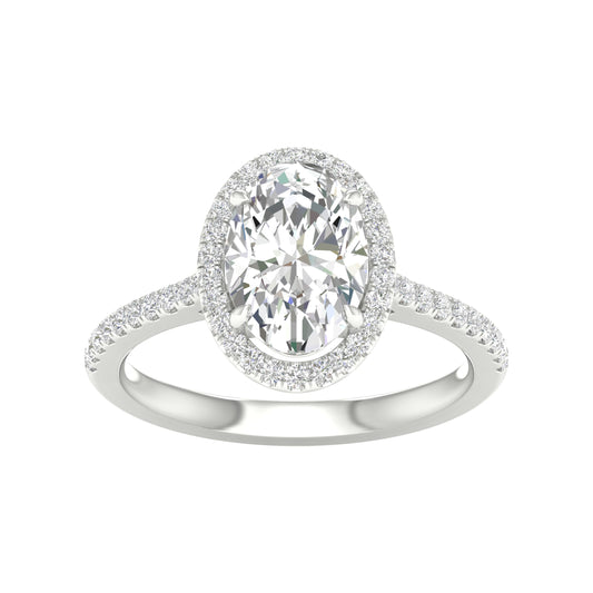 14K 2.25CT Certified Lab Grown Diamond Ring ( Igi Certified )