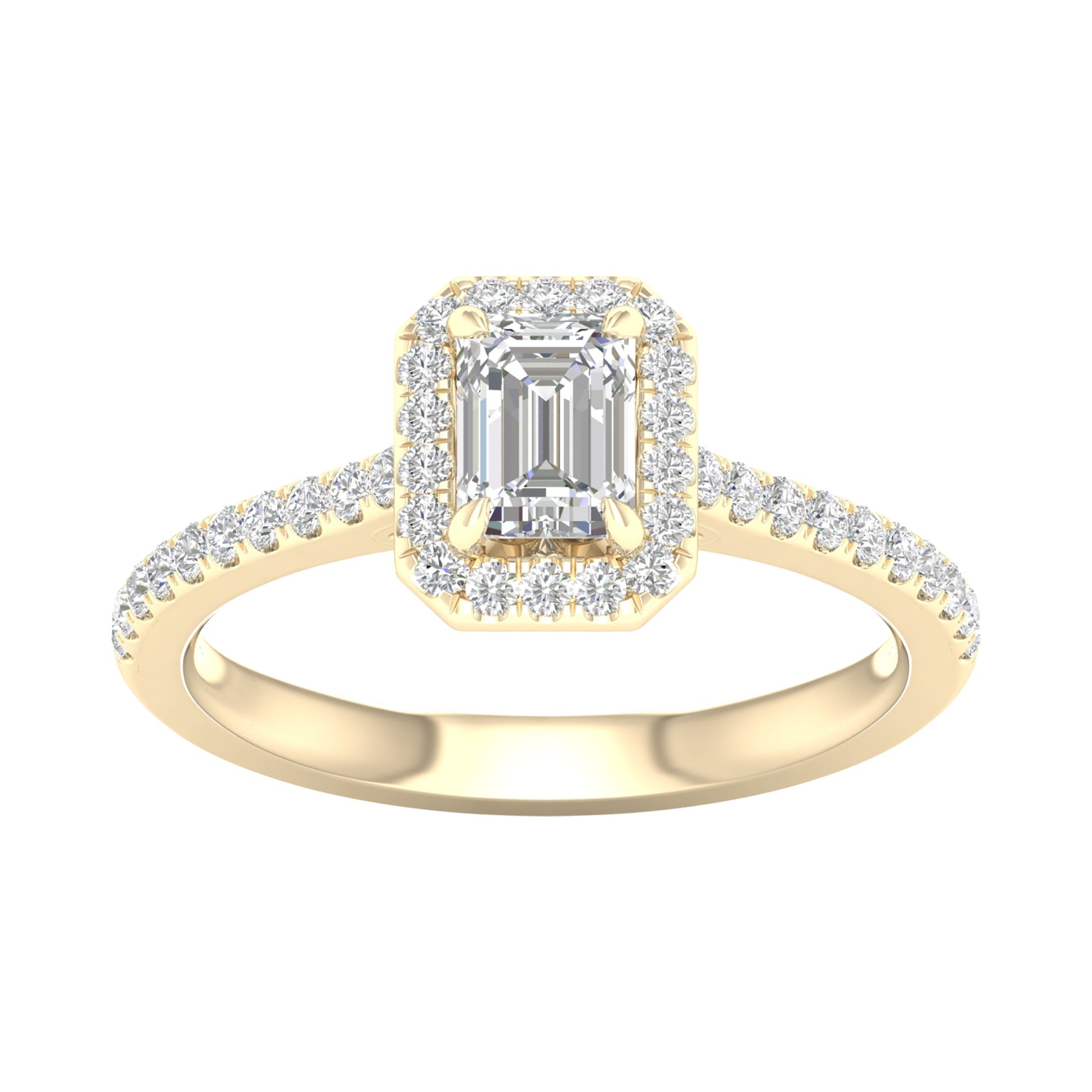 14K 1.00CT Certified Lab Grown Diamond Ring ( Igi Certified )