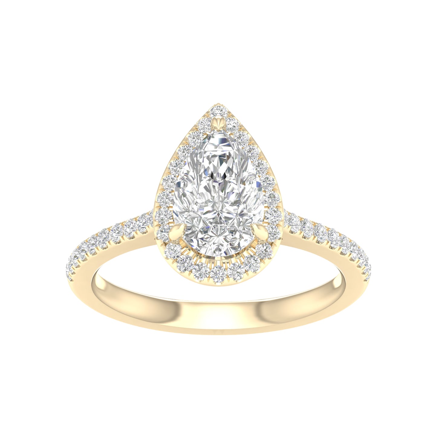 14K 1.75CT Certified Lab Grown Diamond Ring ( Igi Certified )