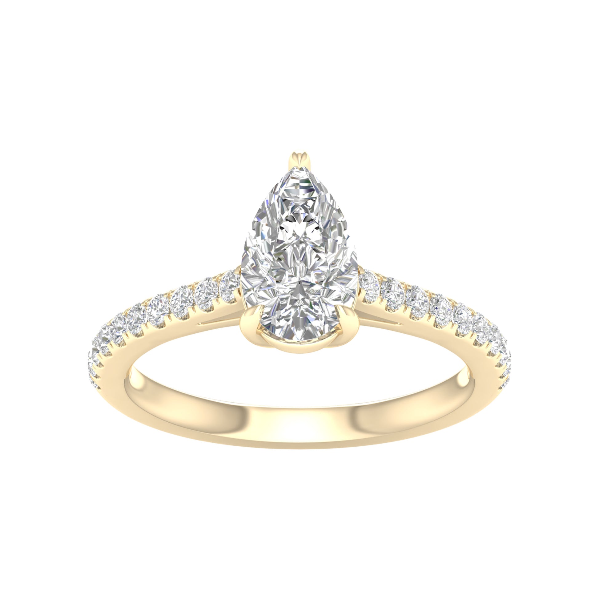 14K 1.25CT Certified Lab Grown Diamond Ring ( Igi Certified )