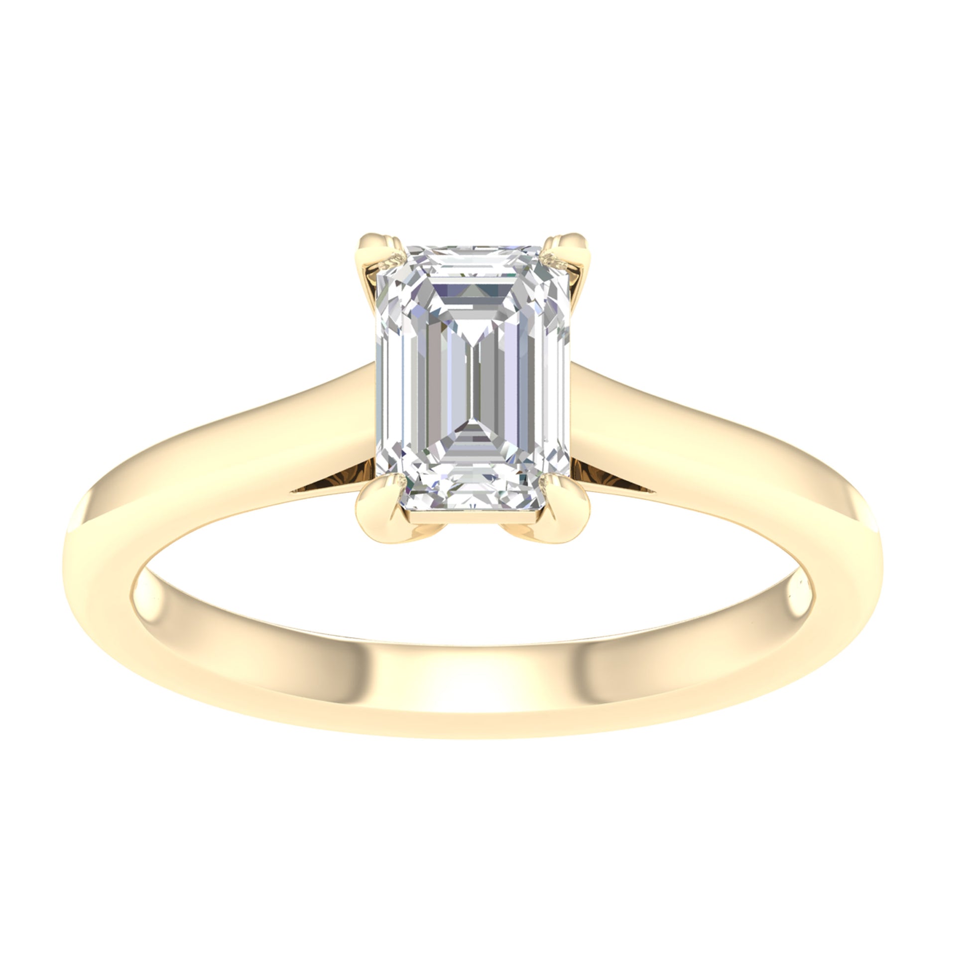 14K 1.00CT Certified Lab Grown Diamond Ring ( Igi Certified )
