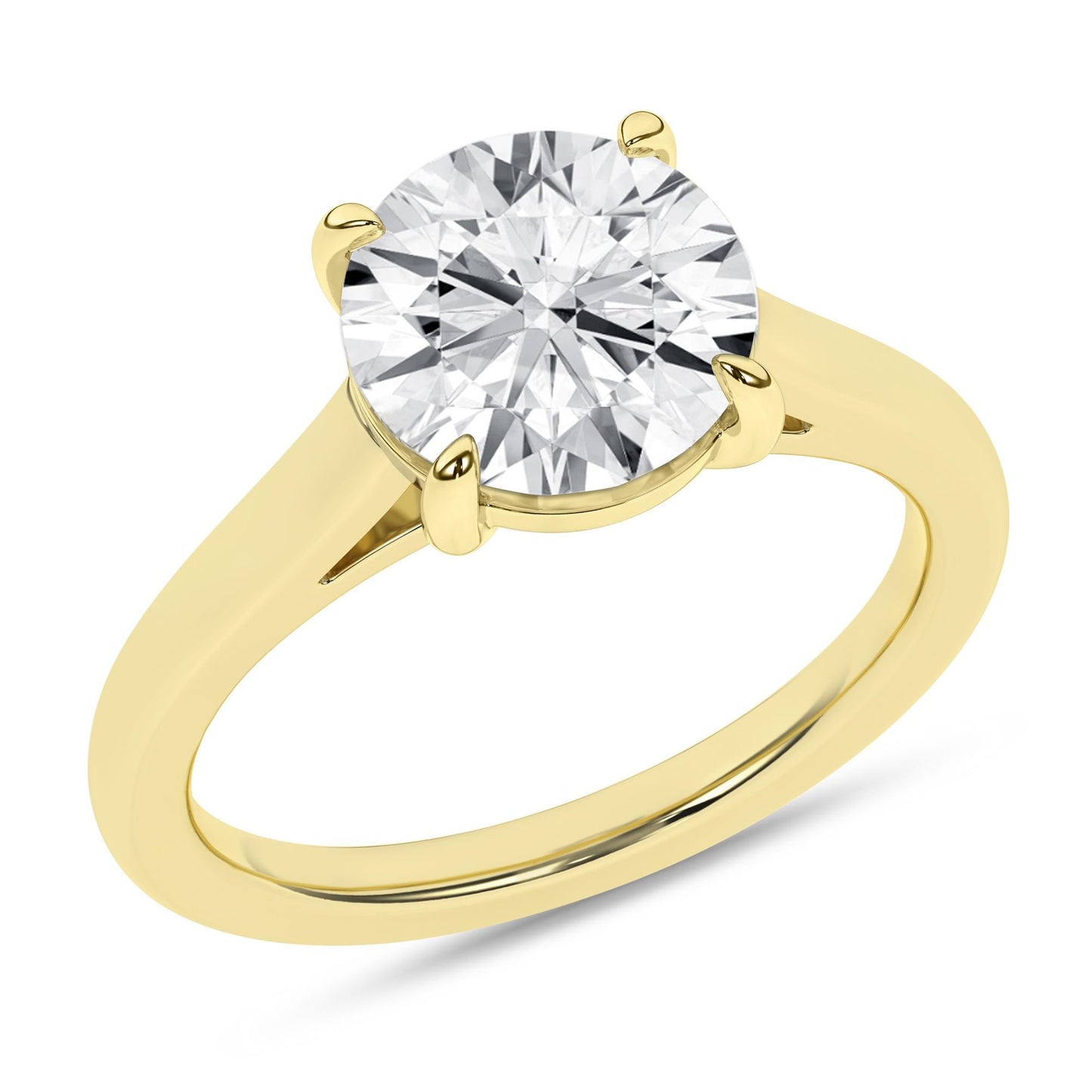 10K 1.00CT Certified Lab Grown Diamond Ring