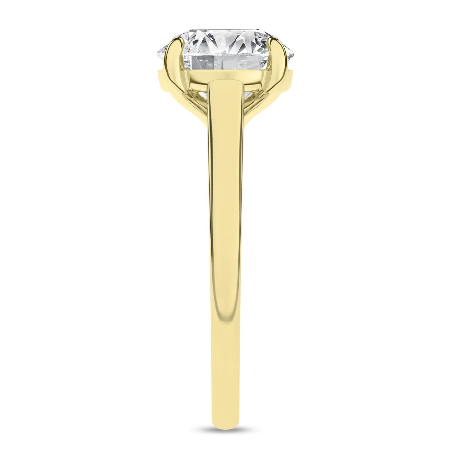 10K 0.50CT Certified Lab Grown Diamond Ring