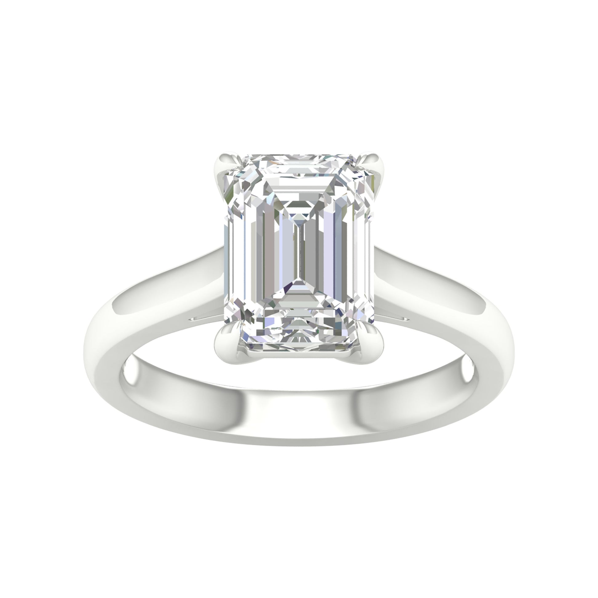 14K 3.00CT Certified Lab Grown Diamond Ring ( Igi Certified )
