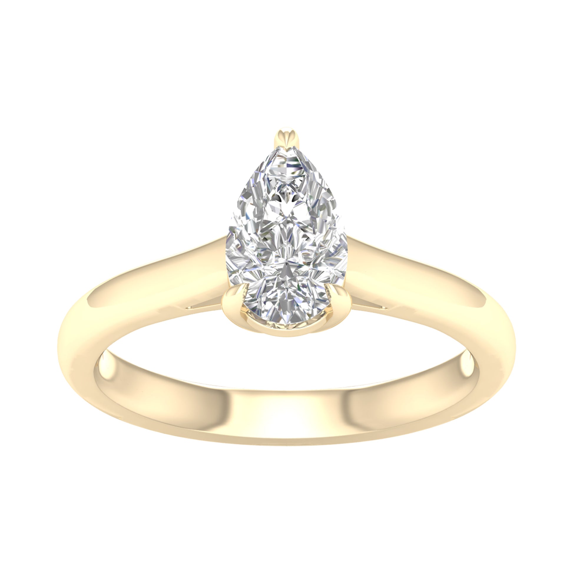14K 1.00CT Certified Lab Grown Diamond Ring ( Igi Certified )