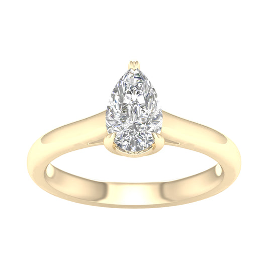 14K 1.00CT Certified Lab Grown Diamond Ring ( Igi Certified )