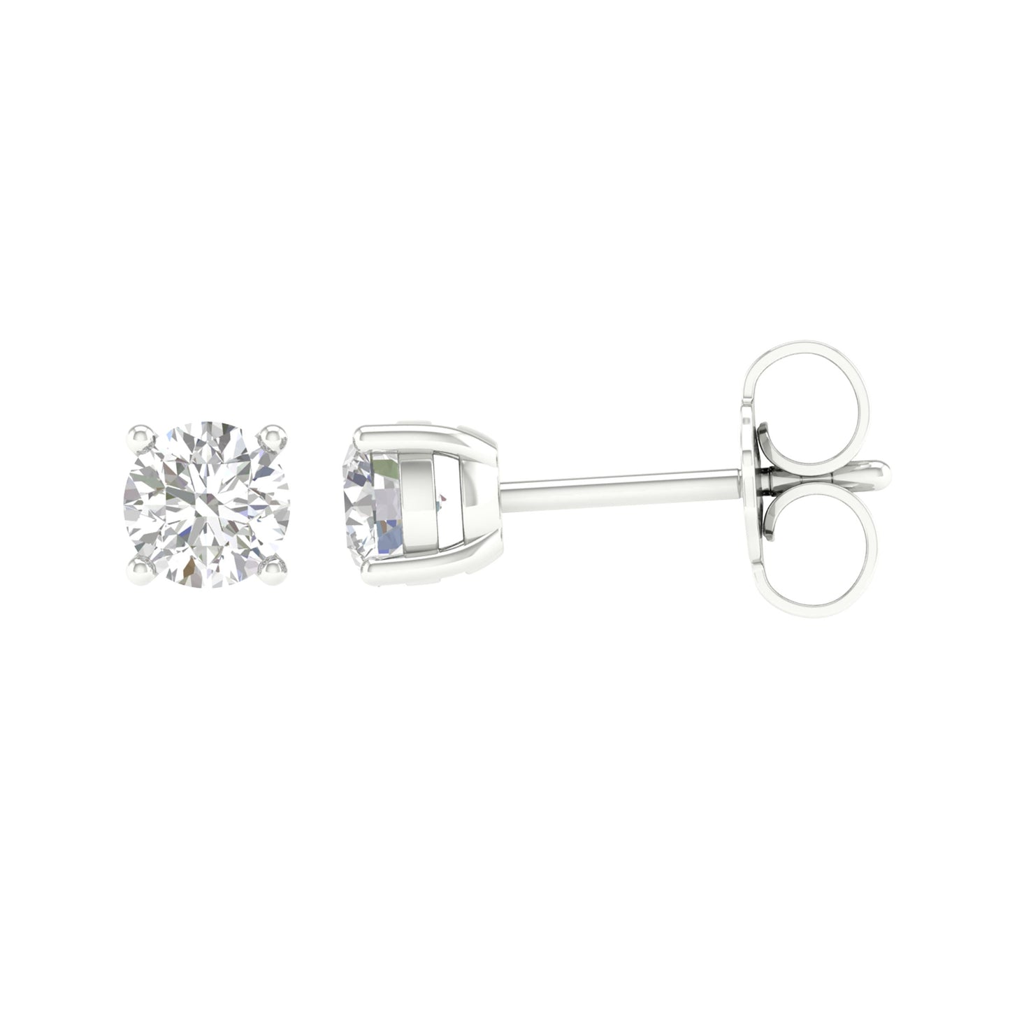 14K 1.00CT Certified Lab Grown Diamond Earring