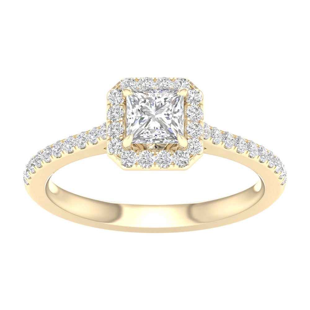 14K 1.00CT Lab Grown Engagement Ring