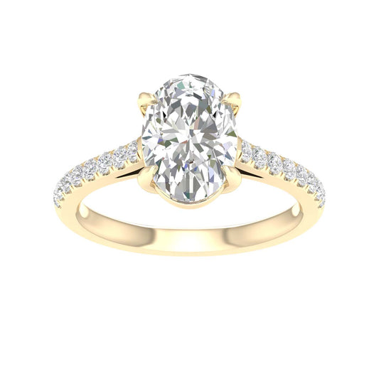 14K 2.25CT Certified Lab Grown Diamond Ring ( Igi Certified )